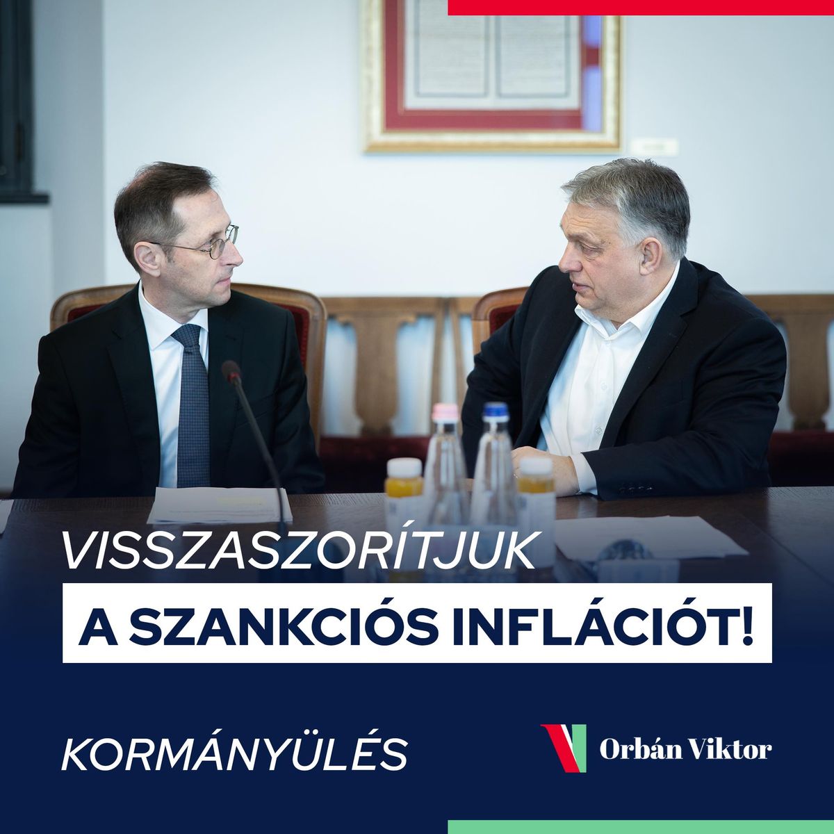 Orbán Viktor: Visszaszorítjuk a szankciós inflációt!