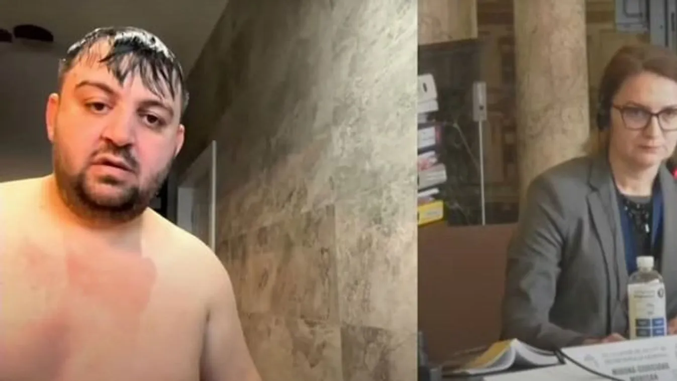 Meztelenül jelentkezett be az ülésre egy román politikus