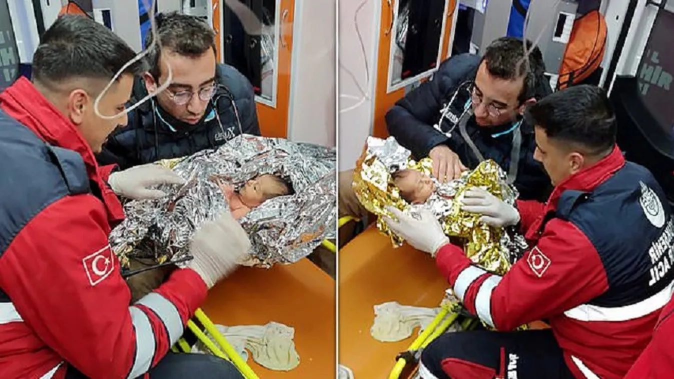 Csoda: tíznapos babát mentettek a romok alól