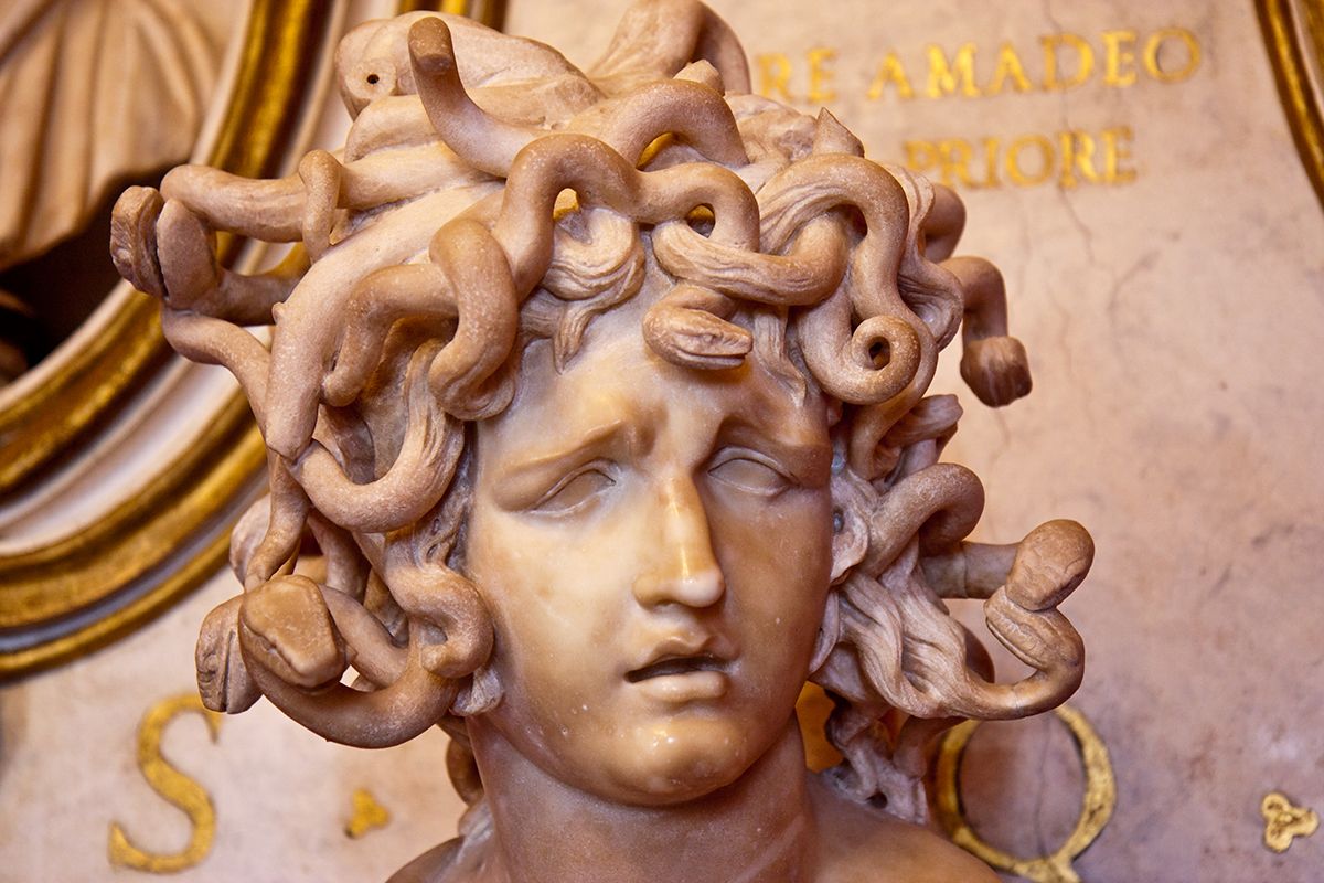 Medusa,In,Capitol,Museum,,Rome