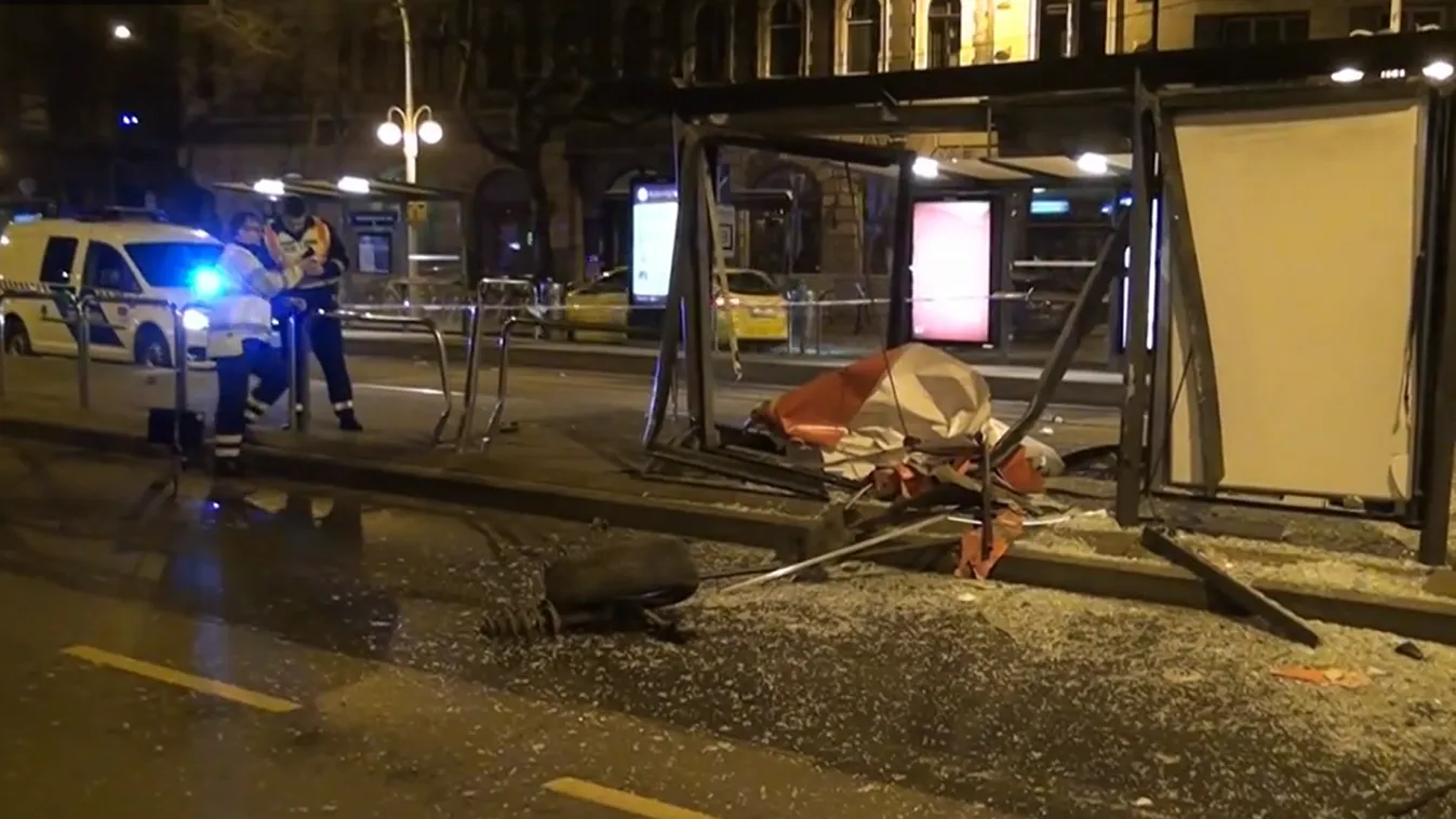 Fiatal lányt gázoltak halálra a József körúton - videó