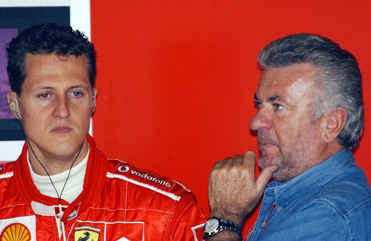 Schumacher és Weber (jobbra), húsz éve, a legnagyobb sikerek idején