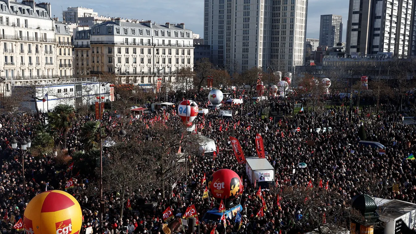 Több százezer ember vonult az utcára Franciaországban