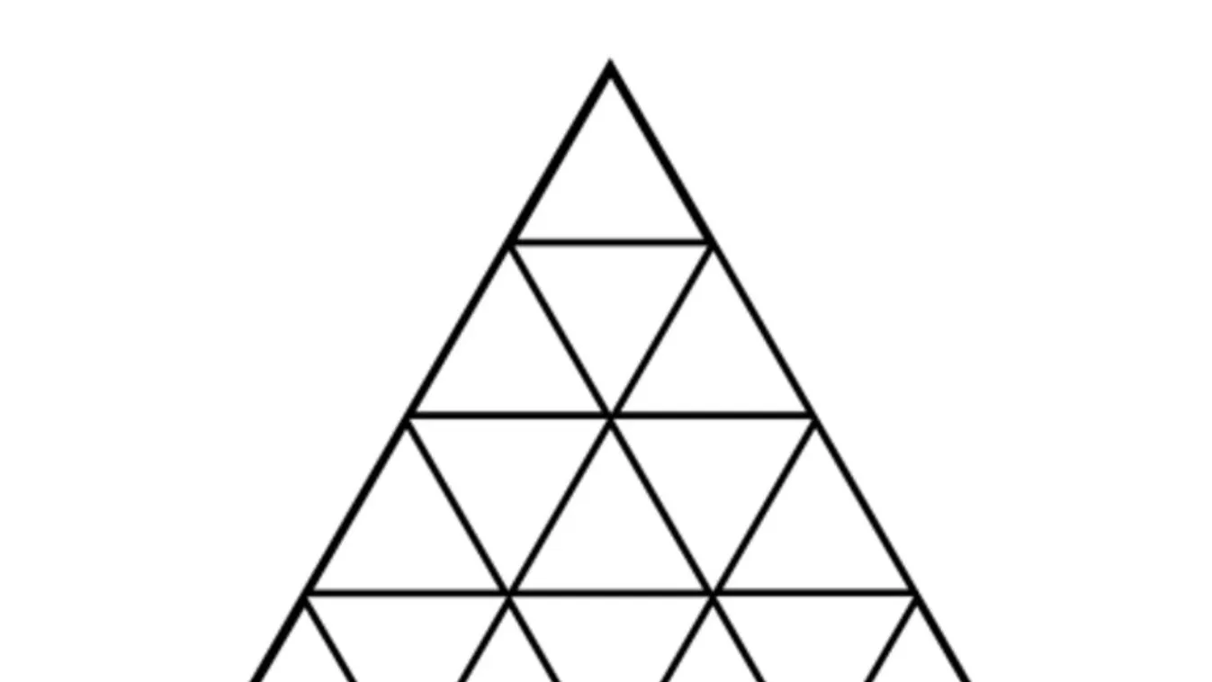 Hány háromszöget látsz a képen?