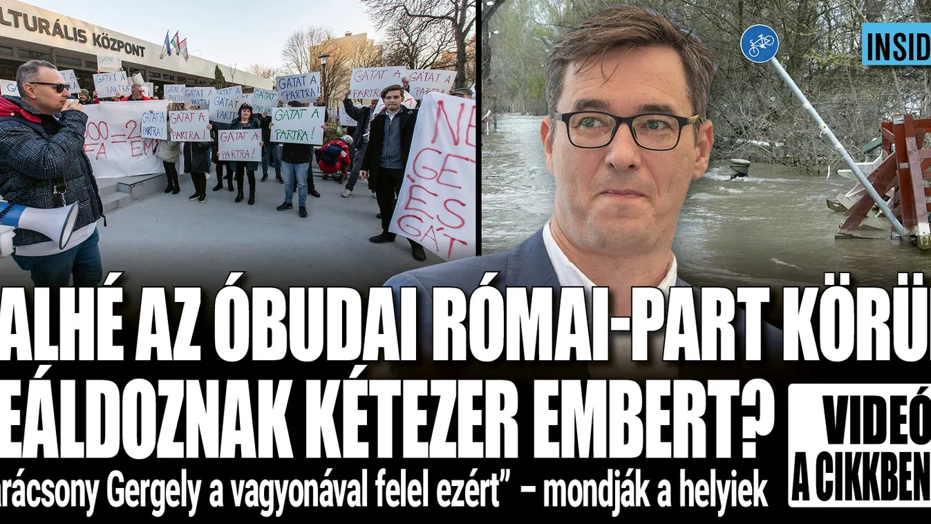 Balhé az óbudai Római-part körül: beáldoznak kétezer embert?