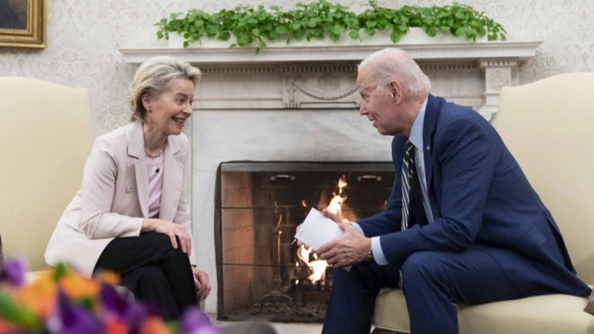 A Fehér Házban fogadta Joe Biden Ursula von der Leyent