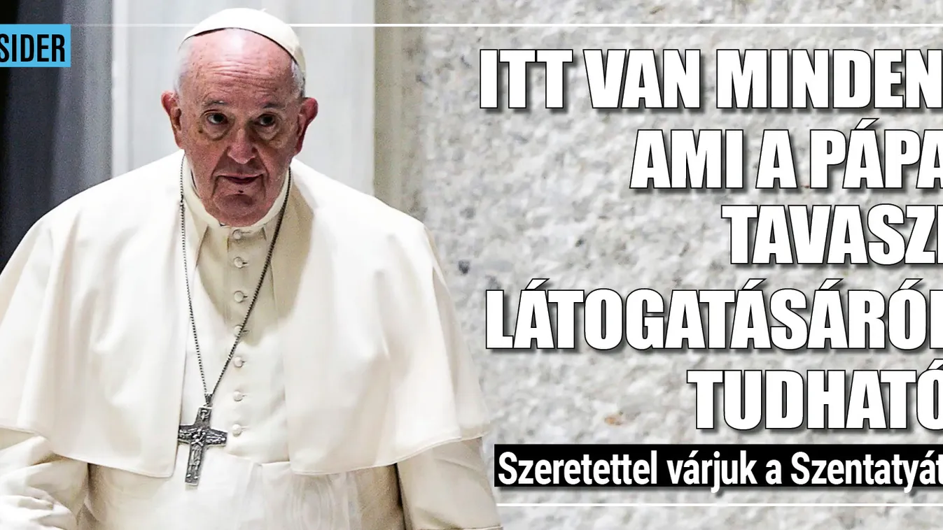 Kiderült: ezeken a helyeken lehet majd látni Ferenc pápát