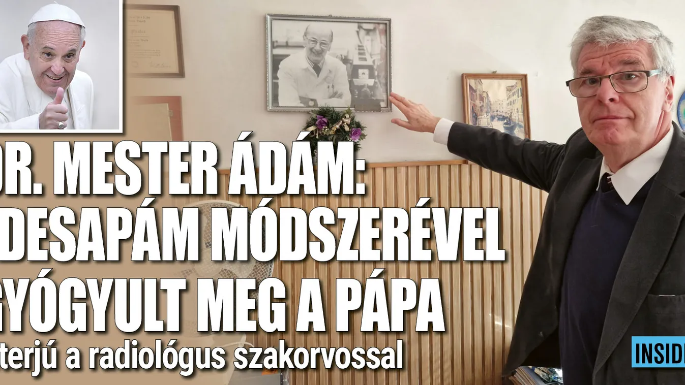 Magyar fejlesztésű terápiától állt lábra a Szentatya – Videó