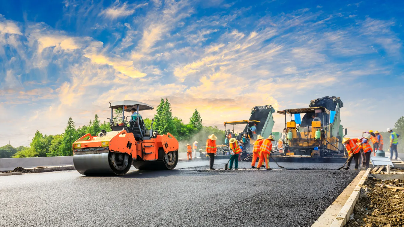 Eltűnt az aszfalt egyharmada az autópályából