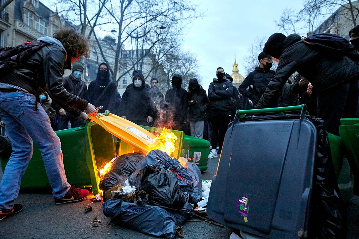 Demonstration Against Pension Reform In Paris, France