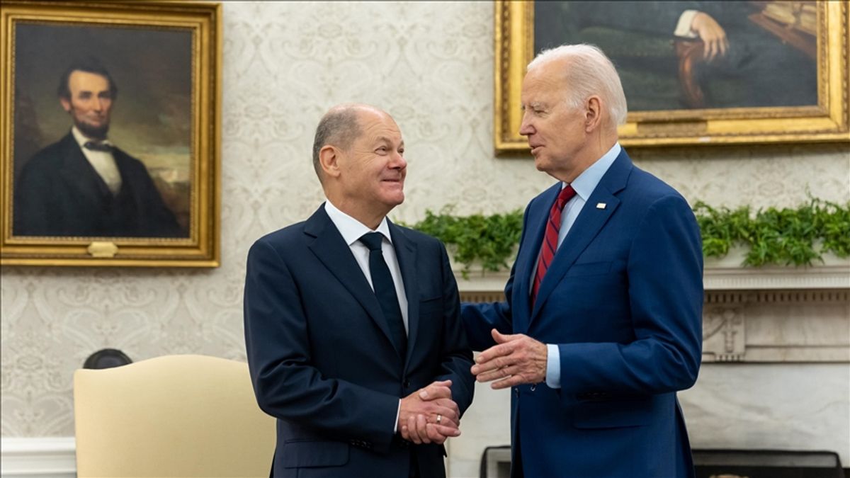 Biden és a német kancellár Washingtonban találkozott