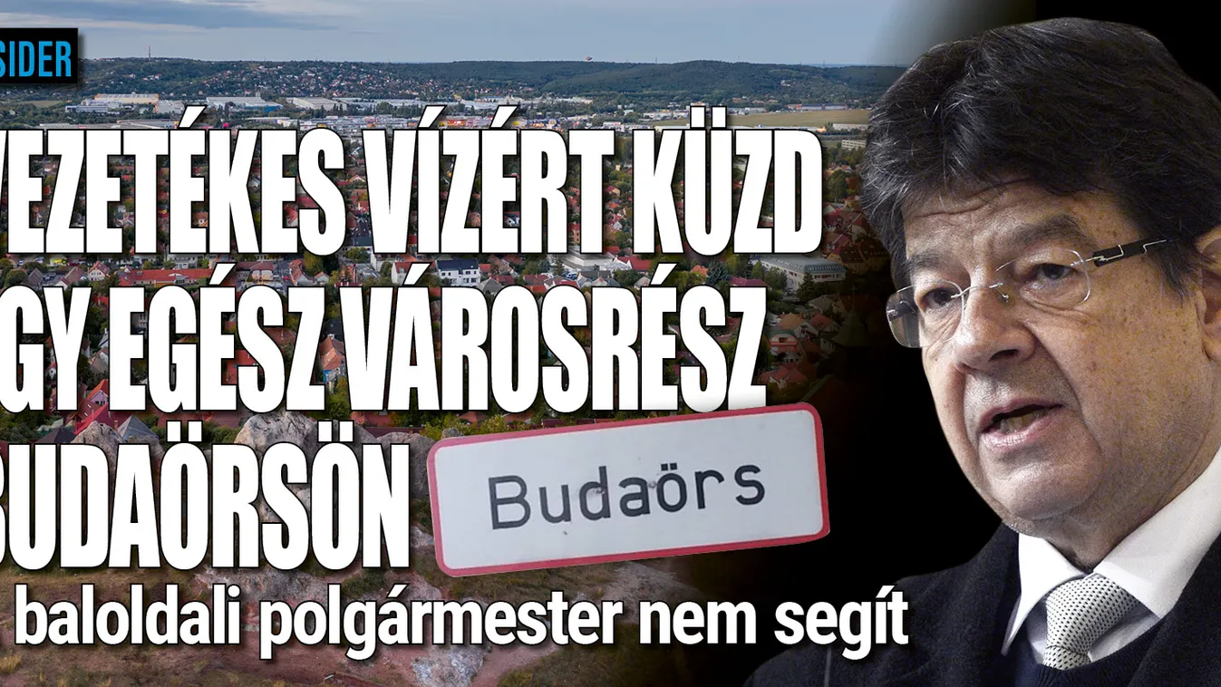Budaörs egyharmadán még mindig kútra járnak ivóvízért