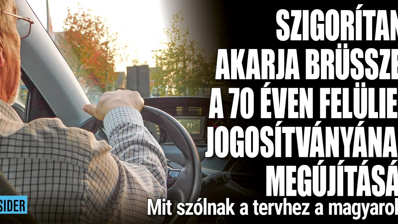 Brüsszel szerint az idősek miatt van sok baleset az utakon