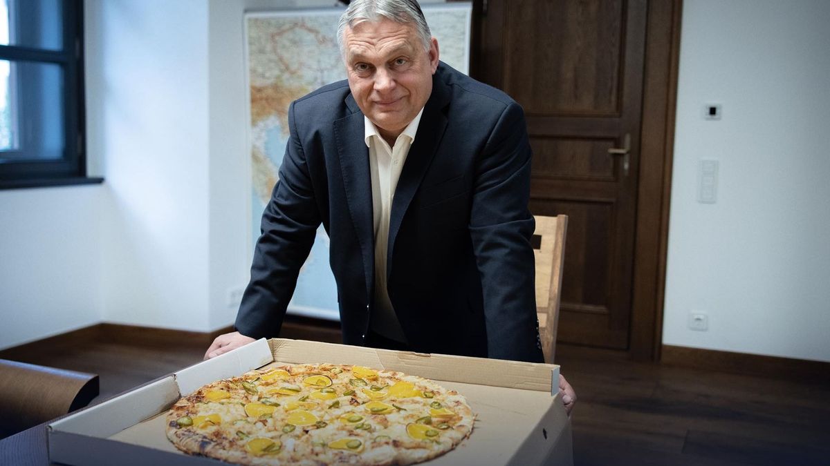 Orbán Viktor: A pizza elfogyott, a beszéd elkészült