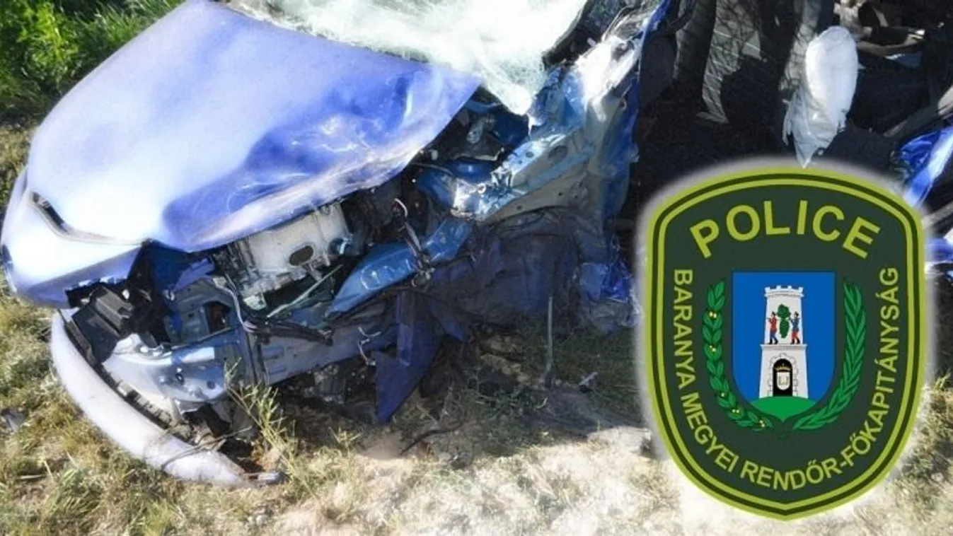 Busz és autó ütközött Romonyánál, egy ember meghalt