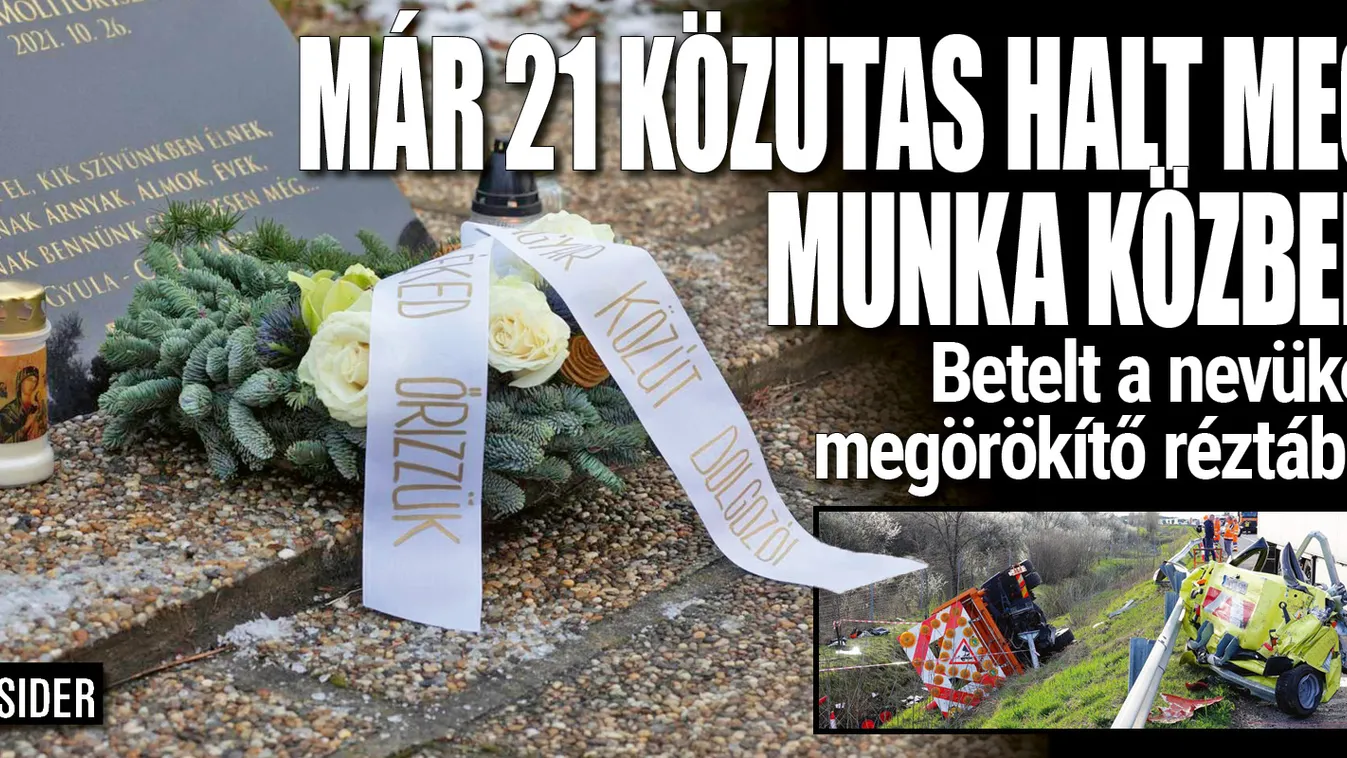 Megrázó, hány közutas halt meg munka közben