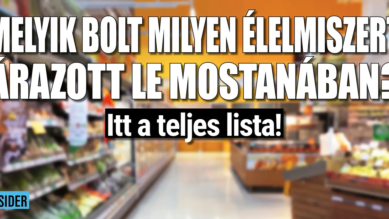 Itt a lista: mit, hol és mennyiért áraztak le mostanában