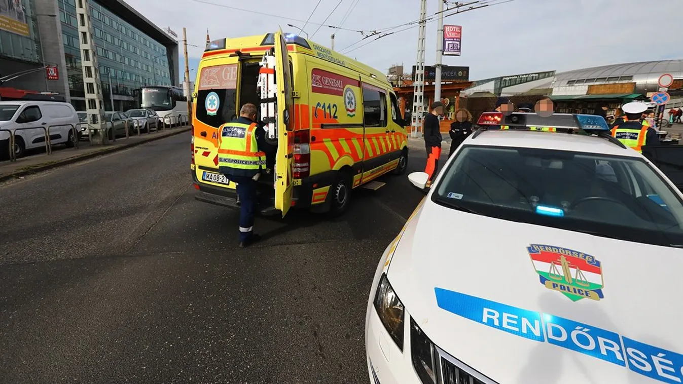 A Hungária körúti baleset sofőrjét kórházba szállították