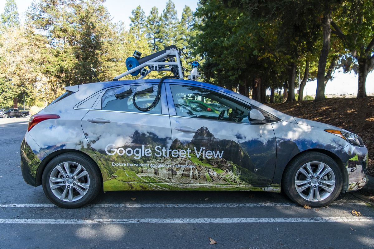 Google Utcakép autó Google Maps Street View sablon