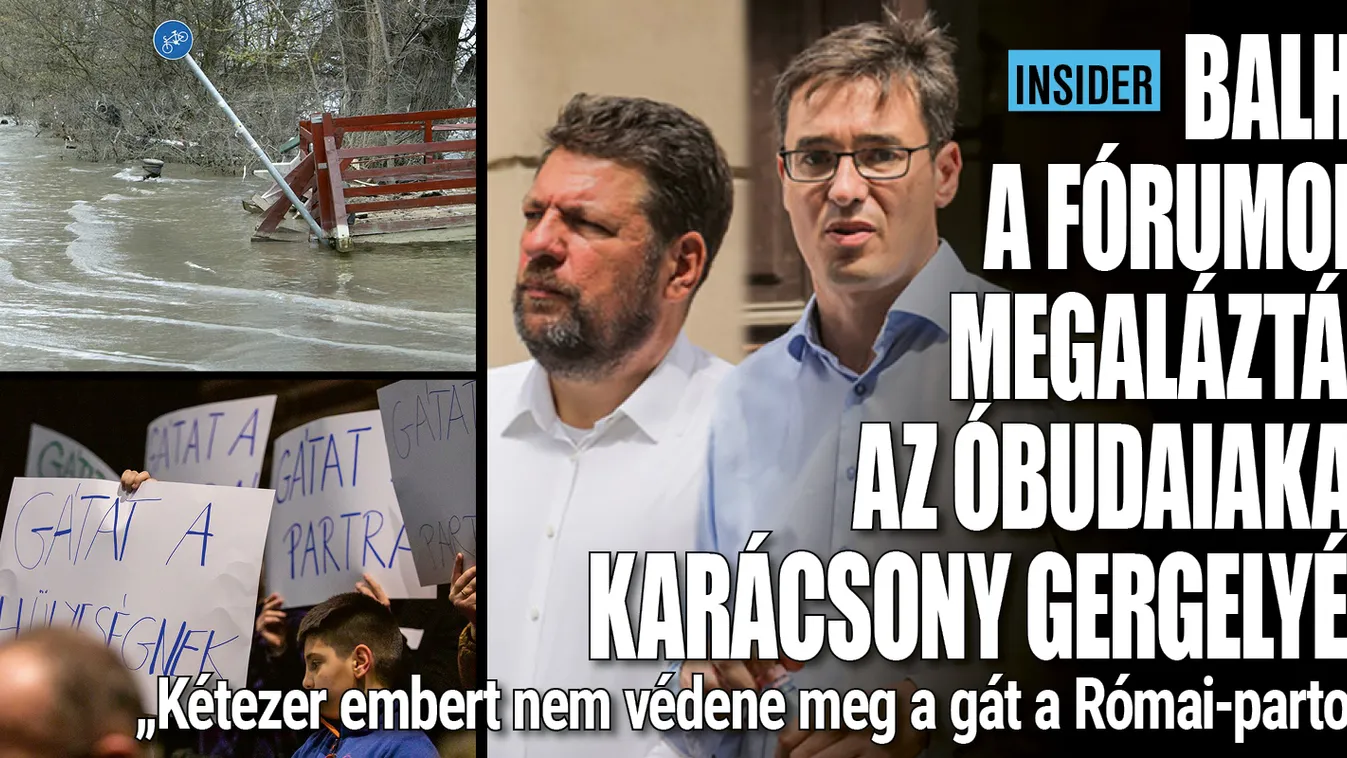 Árvízi védekezés: Karácsonyék megalázták az óbudaiakat