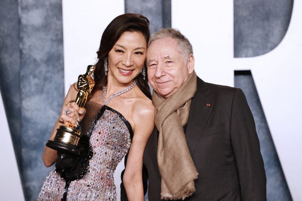 Michelle Yeoh, Jean Todt - és az Oscar-szobor