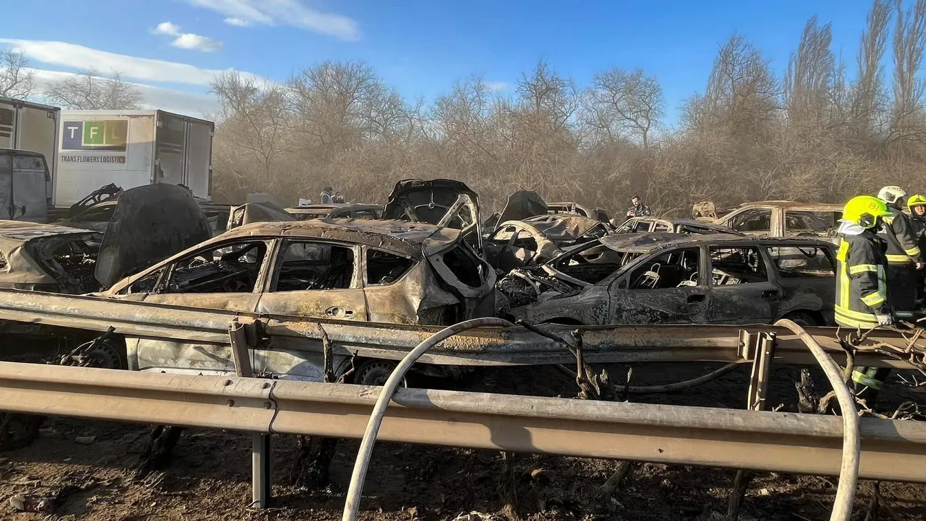 Hajszálon múlt, hogy nem lett nagyobb tragédia az M1-esen