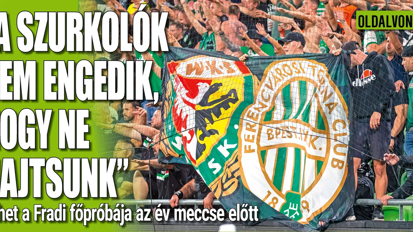 A Fradi focistája a nagy meccs előtt üzent