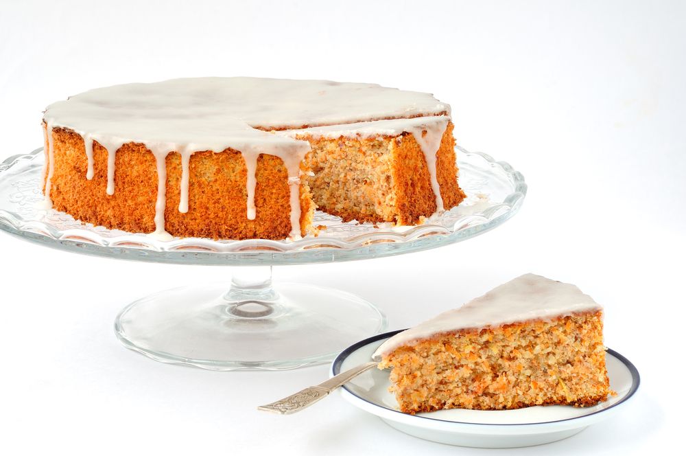 Carrot,And,Almond,Cake,,Traditional,Italian,Carrot,And,Almond,Cake