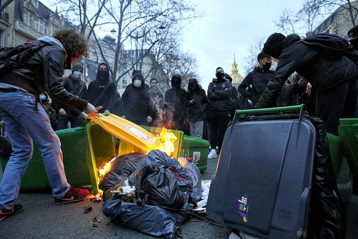 Demonstration Against Pension Reform In Paris, France
