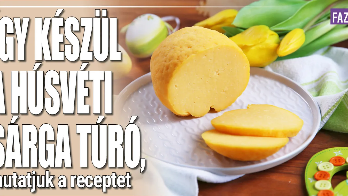 Így készül a húsvéti sárga túró, mutatjuk a receptet