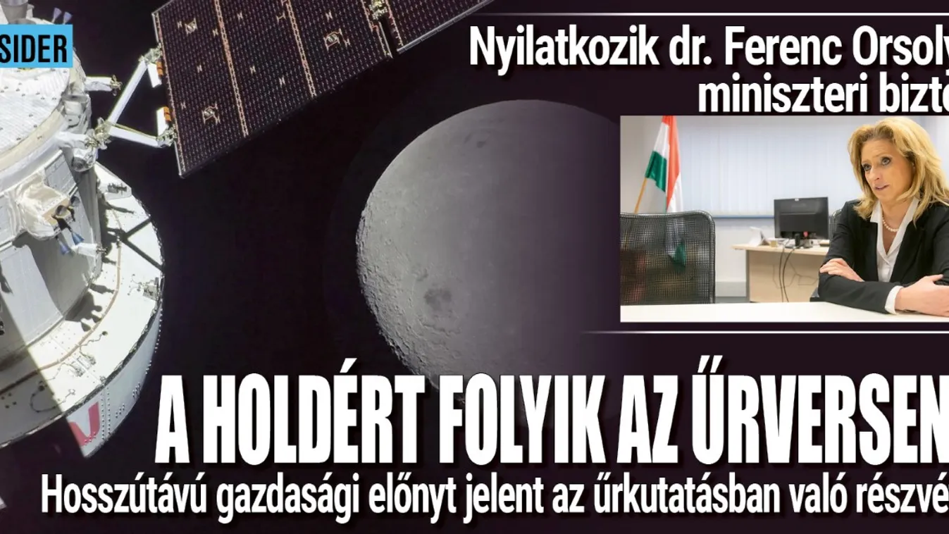 A Holdért folyik az űrverseny