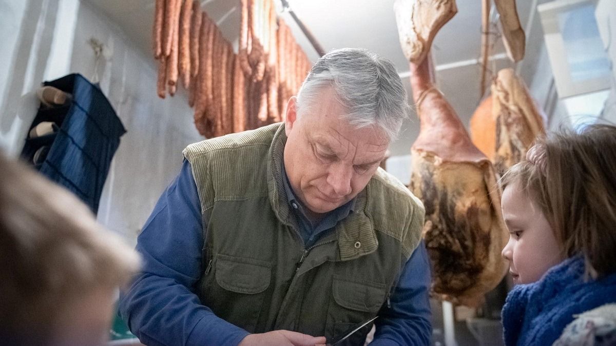 Napi cuki: Orbán Viktor unokáival indult sonkabeszerző hadjáratra - Videó