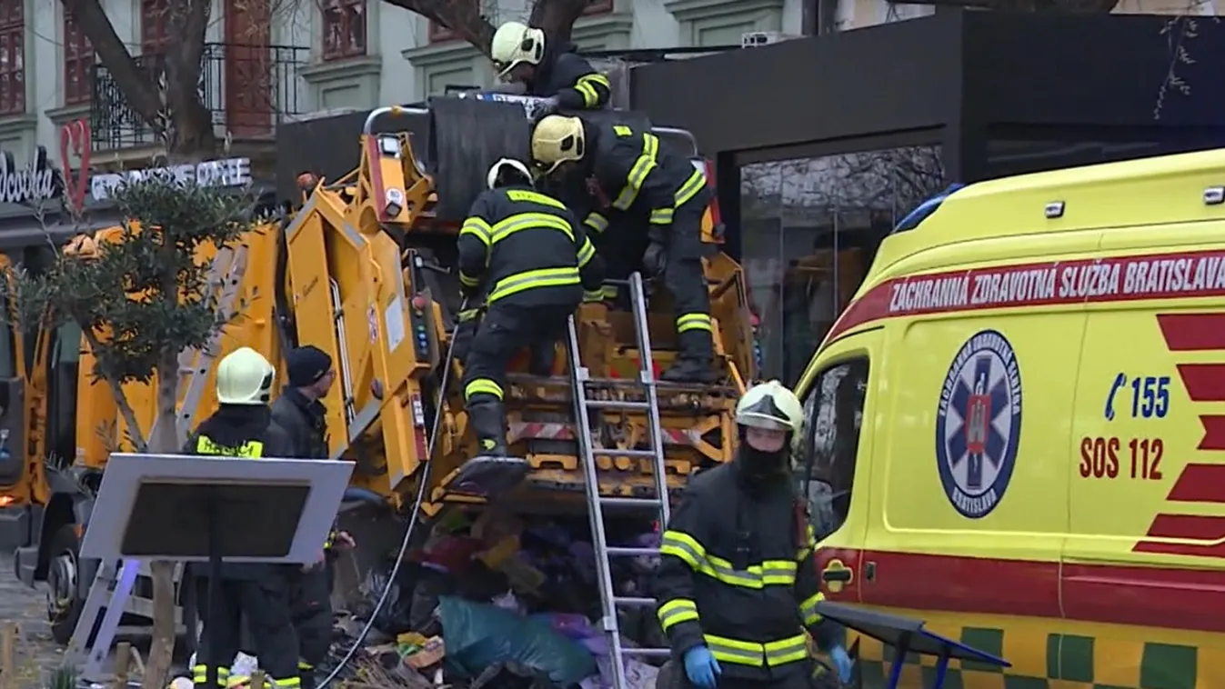 Kukásautó préselt halálra egy férfit Pozsonyban