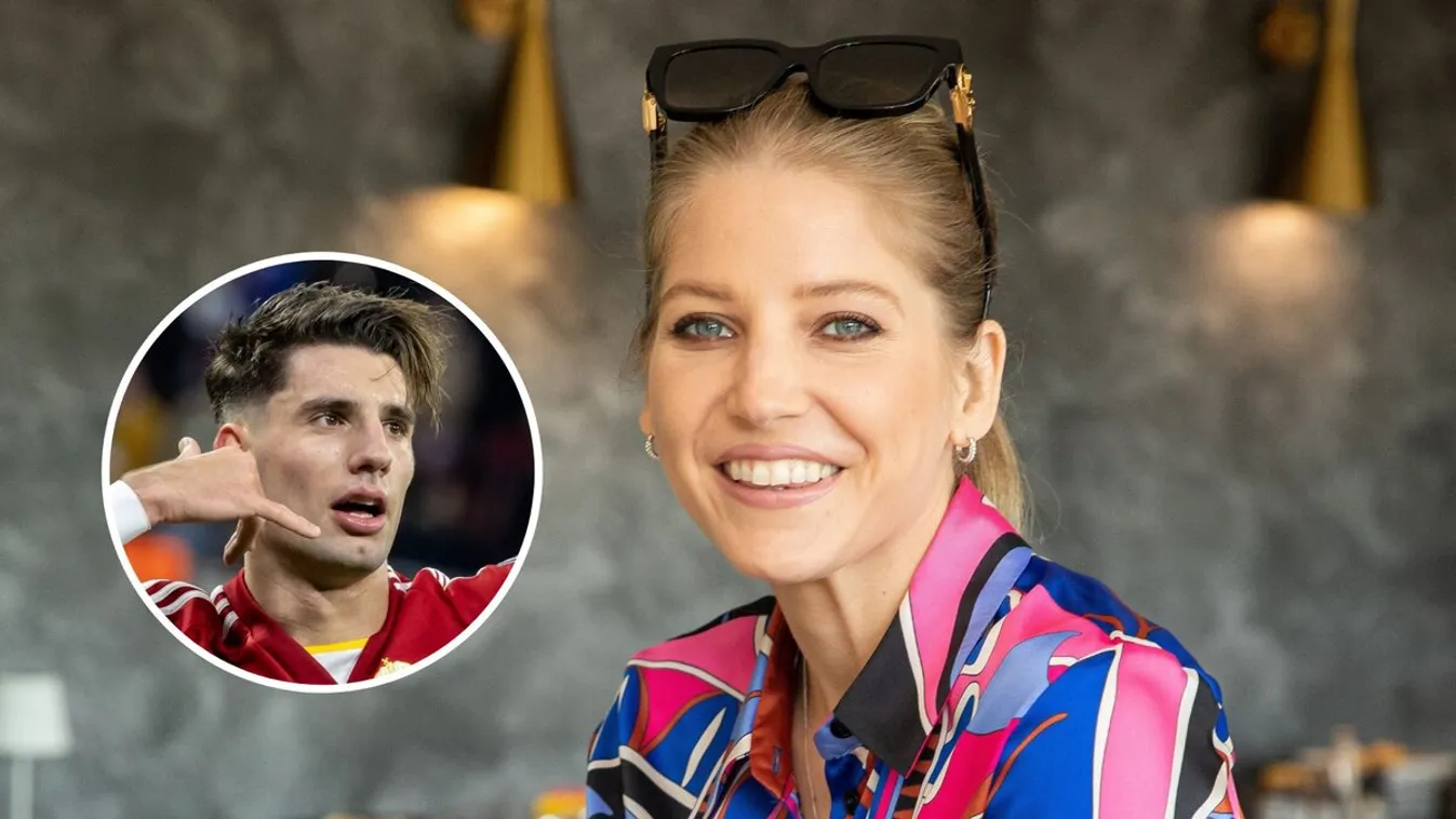 Magyar sztárfocistával kapták lencsevégre Szabó Zsófit