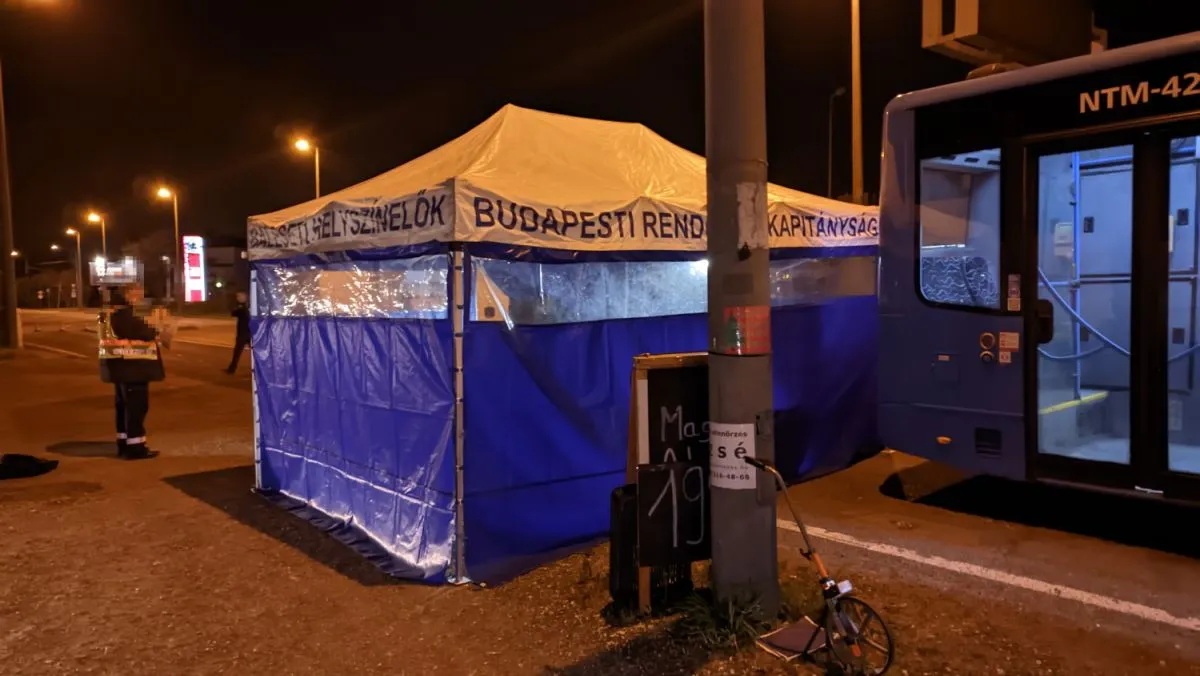 2023. április 19., Balatoni út baleset, fotó: Bors