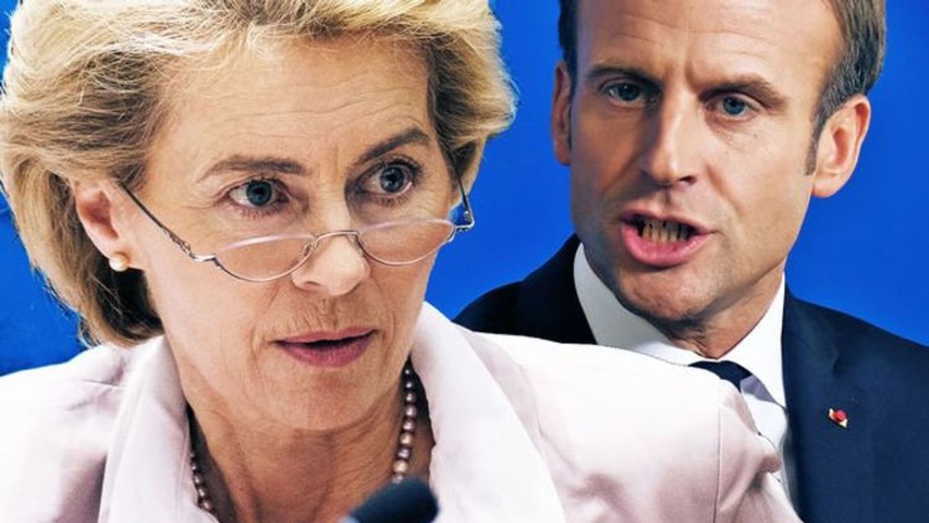 Macron Ursula von der Leyennel Pekingbe utazik