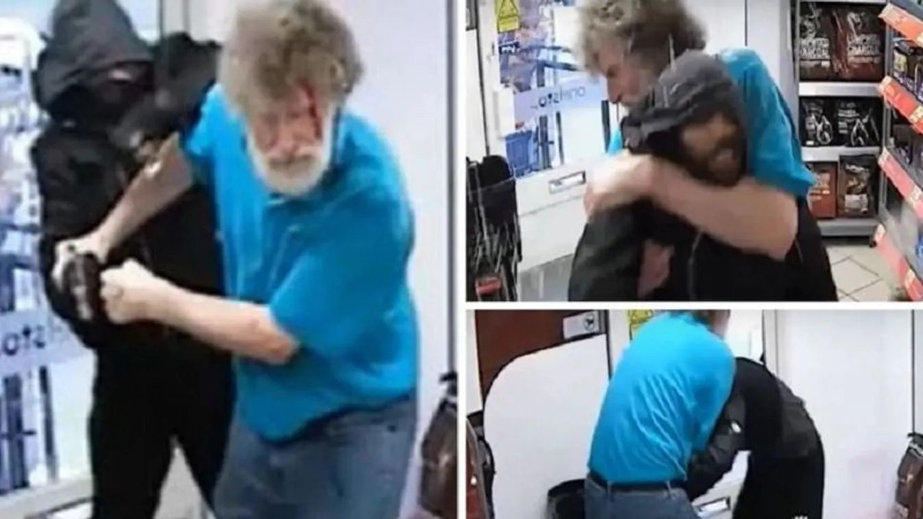 Egy 61 éves bolti eladó szállt szembe a fegyveres rablóval