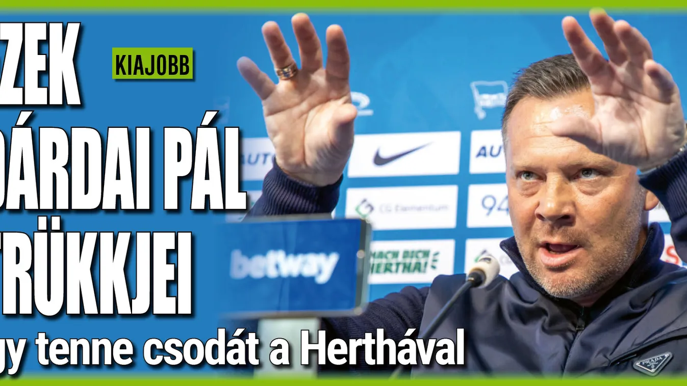 Kiderültek Dárdai titkai: így tenne csodát a Herthával