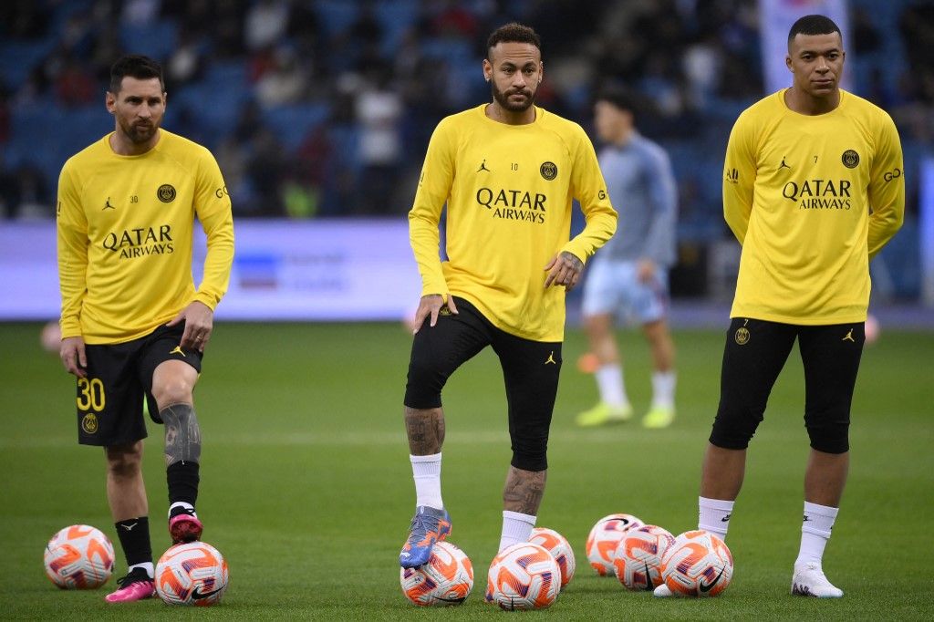 Messi, Neymar és Mbappé (balról jobbra): csak a pénz tartja őket Párizsban, de meddig?
