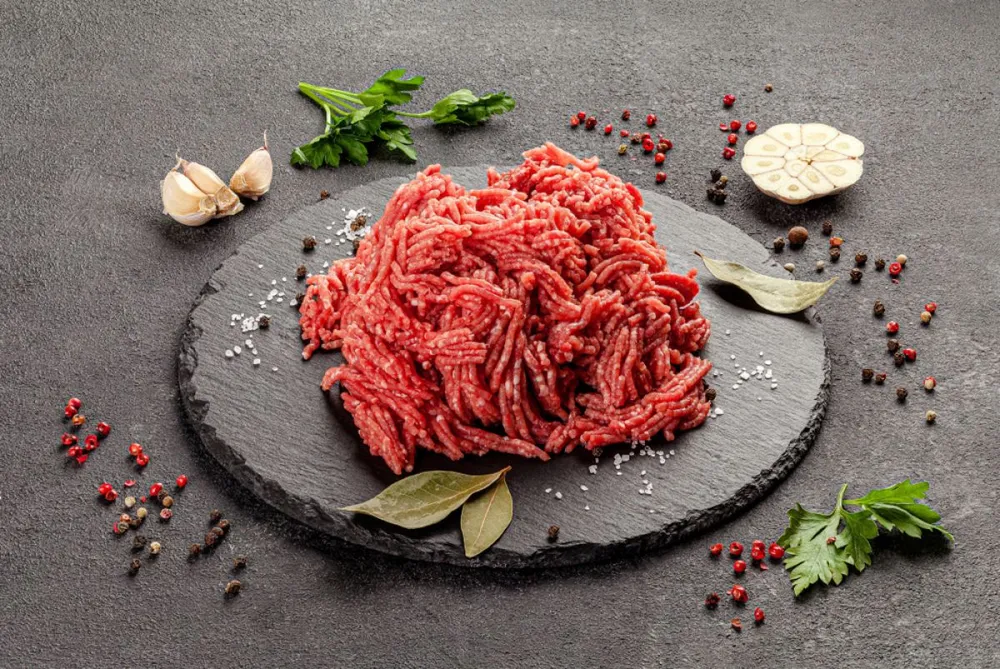 Raw,Meat,Products.,Veal,Or,Mixed,Homemade,Minced,Meat,With