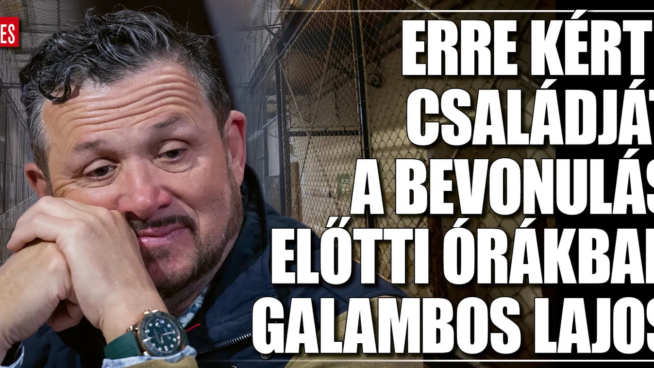 Erre kérte családját a bevonulás előtt Galambos Lajos