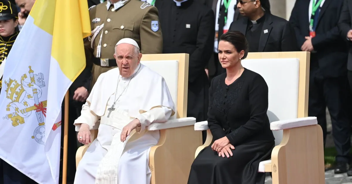 Ferenc pápa, Novák Katalin, MTI