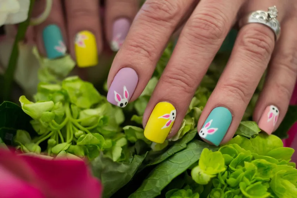 Bunny,Rabbit,Nail,Art,Design