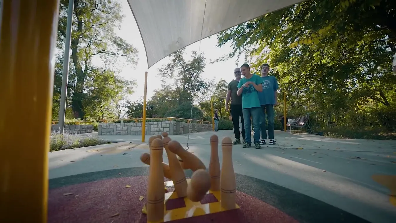 Európában egyedülálló park nyílt, Agárdi Szilvi tesztelte