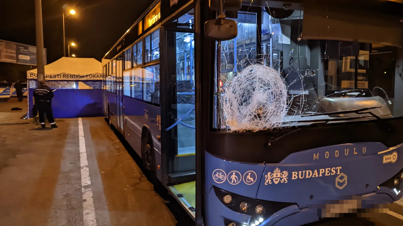 2023. április 19., Balatoni út baleset, fotó: Bors