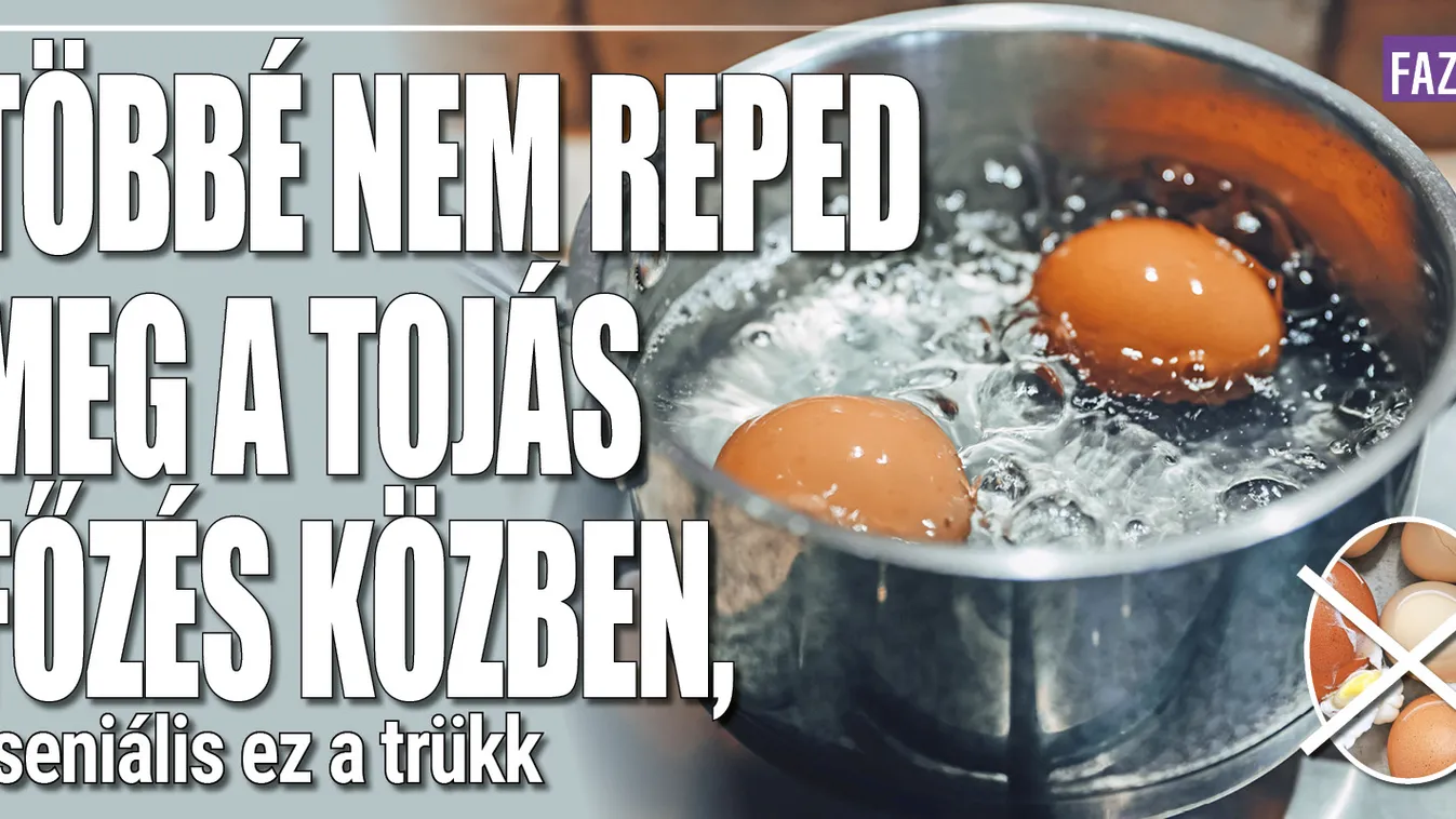 Többé nem reped meg a tojás főzés közben