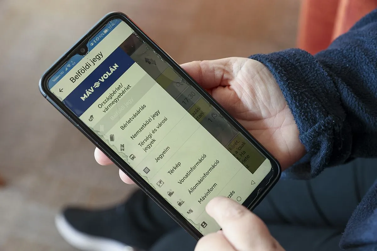 országbérelt, vármegyebérlet, MÁV, vonat, vonatjegy, MÁV-app