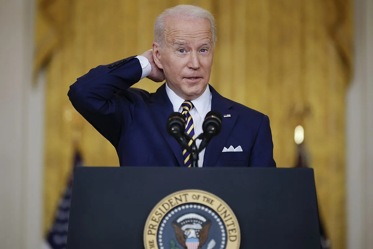 President Biden Holds A Press Conference At The White House