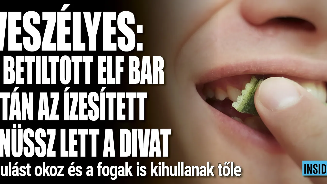 Elf Bar helyett már nikotinpárnát szopogatnak a fiatalok