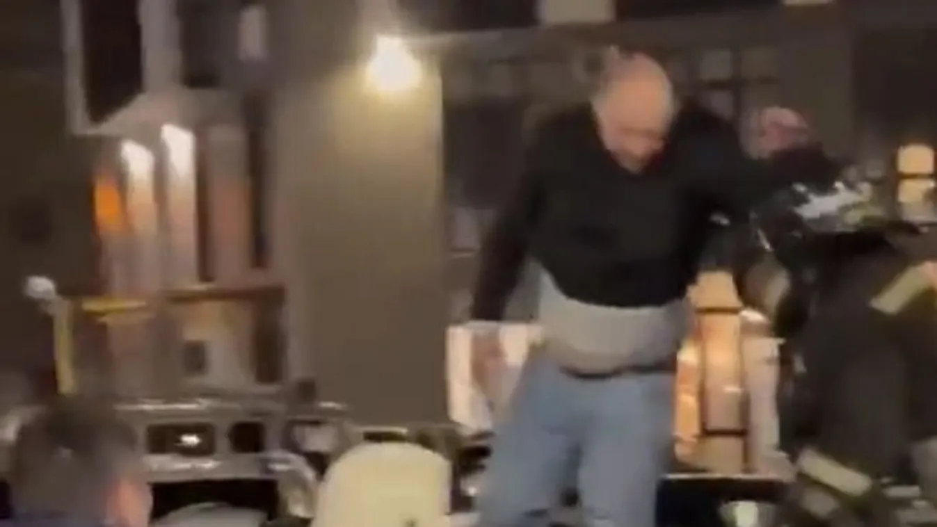 19 emeletet zuhant egy részeg orosz férfi, túlélte - Videó!